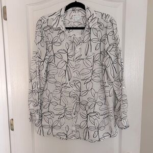 Cynthia Rowley Linen Blouse..Size Large